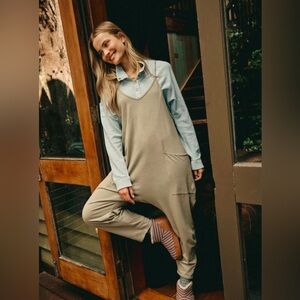 Free People x Hatch Hot Shot Onesie (Khaki)